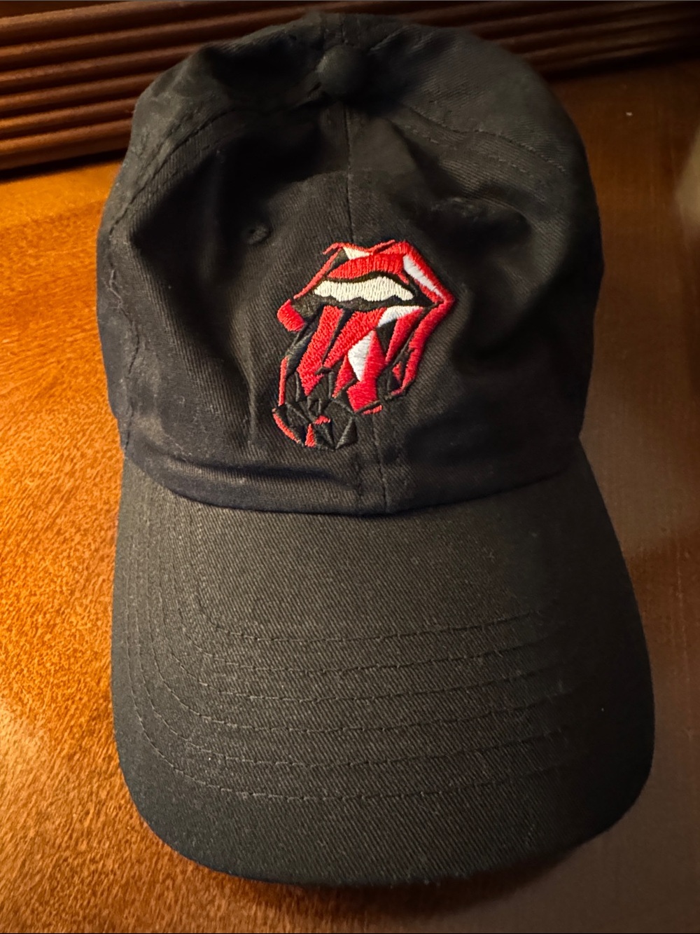 The Rolling Stones ‘24 Carat Tour Baseball Cap with Red Tongue
